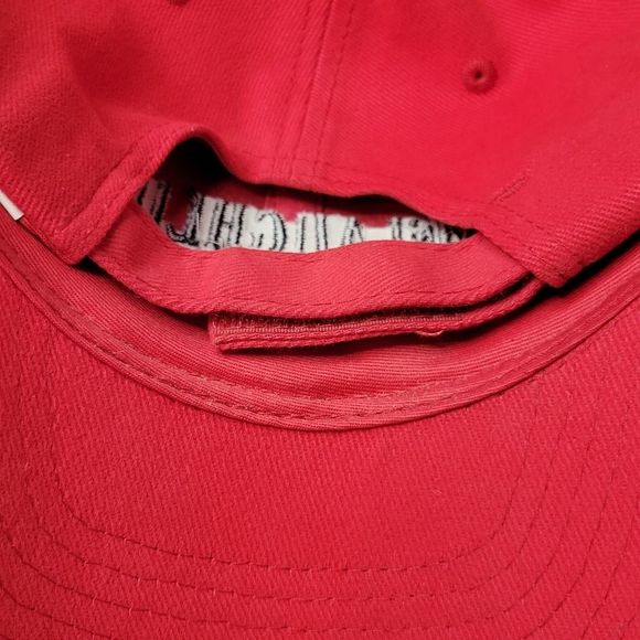 Dodge Ram Tough Hat Red Adult Velcro Back - Picture 6 of 7